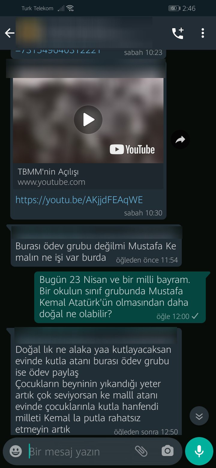 Atatürk'e hakaret iddiasıyla gözaltına alınmıştı... O veli hakkında karar verildi!