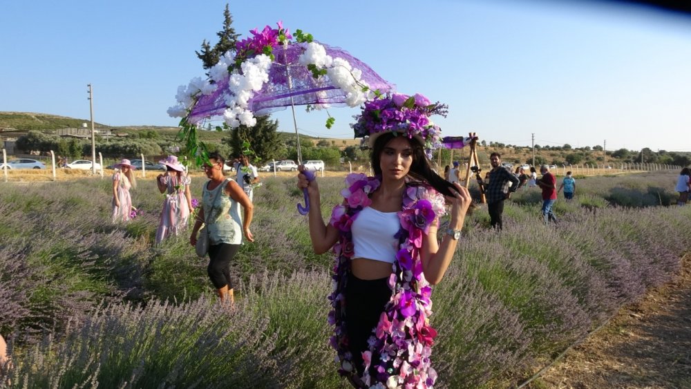 Didim’de 'Lavanta Festivali' renkli görüntülere sahne oldu
