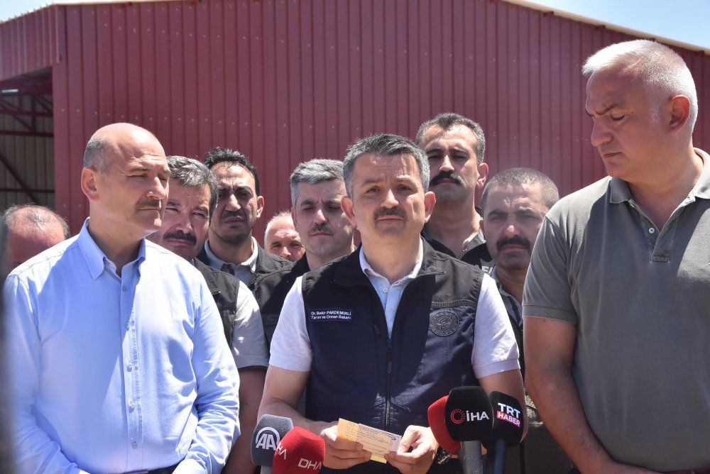 Bakan Pakdemirli: 132 yangından 125'i kontrol altında dedi