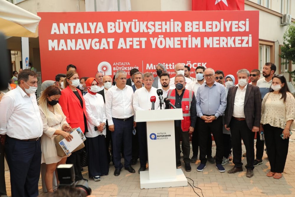 DAVUTOĞLU AFET BÖLGESİNDE