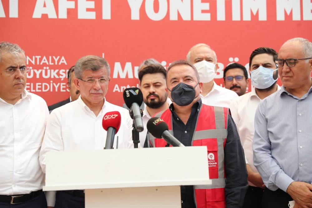 DAVUTOĞLU AFET BÖLGESİNDE