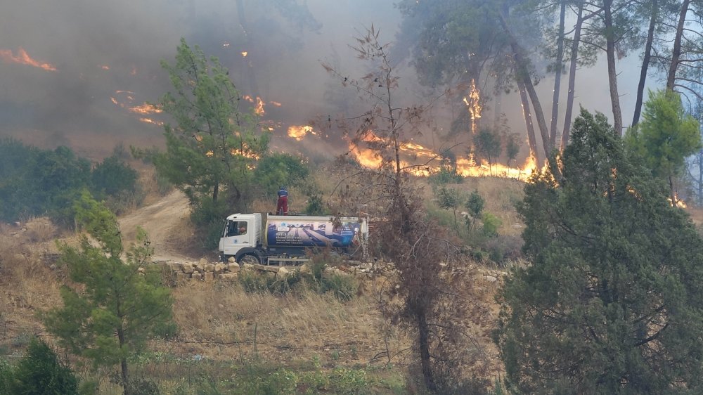 Manavgat'taki büyük yangın 6'ncı gününde (10)