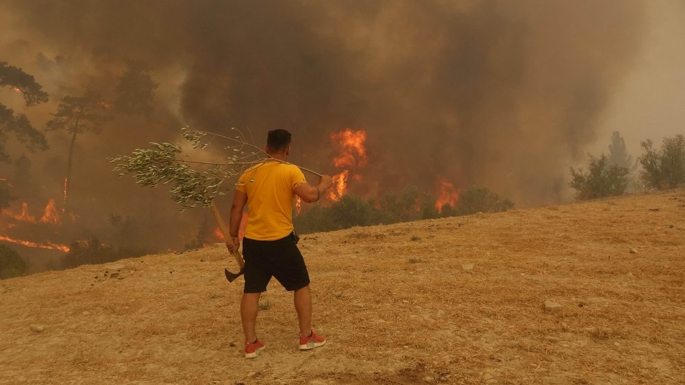 Manavgat'taki büyük yangın 6'ncı gününde (10)