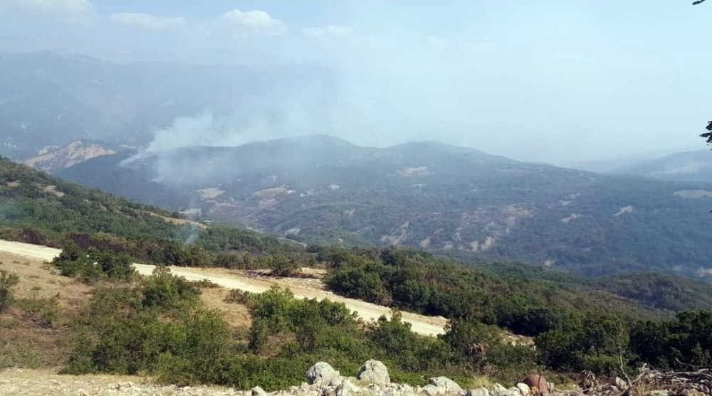 TUNCELİ Valiliği'nce Hozat ilçesi Aliboğazı bölgesinde teröristlerce çıkarılan yangınının kontrol altına alındığı belirtildi.