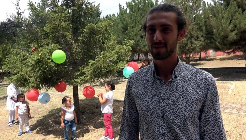 Çocuklar orman yangınlarına dikkat çekmek yaptılar