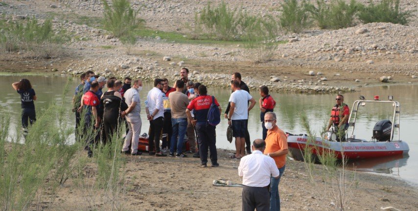 Baraj göletinde boğulan çocuğun cansız bedeni çıkarıldı