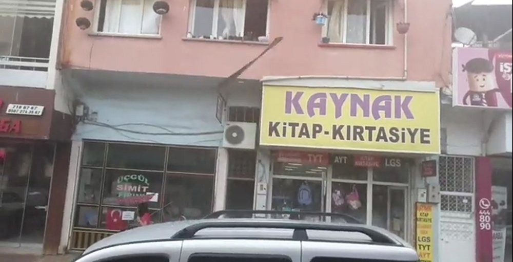 Bir adımla faciadan kurtulduğu anlar kamerada