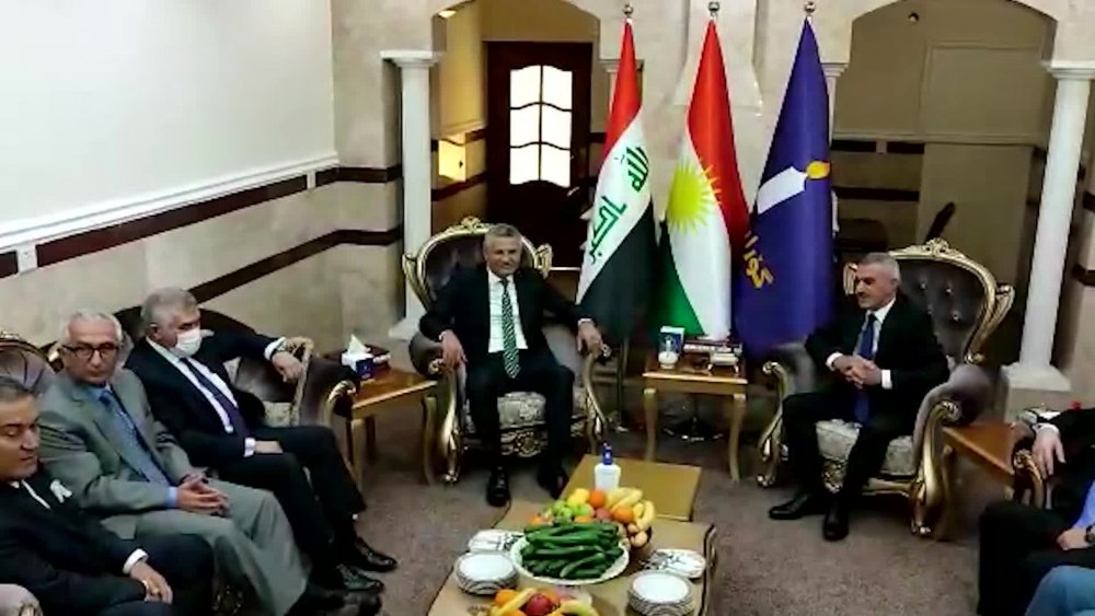 CHP HEYETİ TÜRKMEN BAKAN MARUF İLE GÖRÜŞTÜ