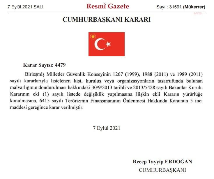 KATARLI KHALIFA MUHAMMAD TURKI AL-SUBAIY’İN MALVARLIĞINDAKİ DONDURMA KARARI CUMHURBAŞKANI KARARIYLA KALDIRILDI