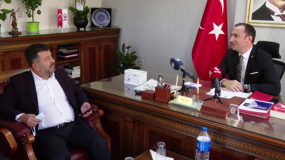 AĞBABA, EĞİTİM-İŞ'İ ZİYARET ETTİ: "BİR TANE YARDIMCI PERSONEL OLMADAN EĞİTİME BAŞLAYAN OKULLAR VAR"