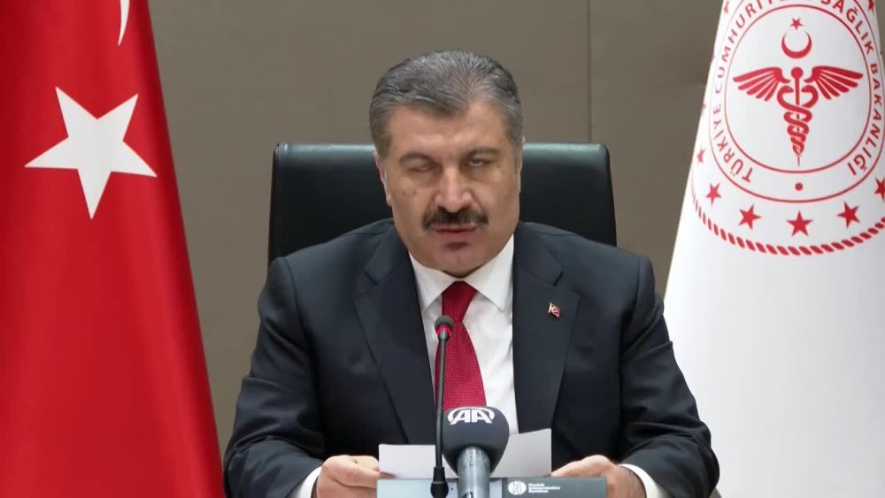 BAKAN KOCA: "100 MİLYON DOZ 84 MİLYONA HAYIRLI OLSUN"