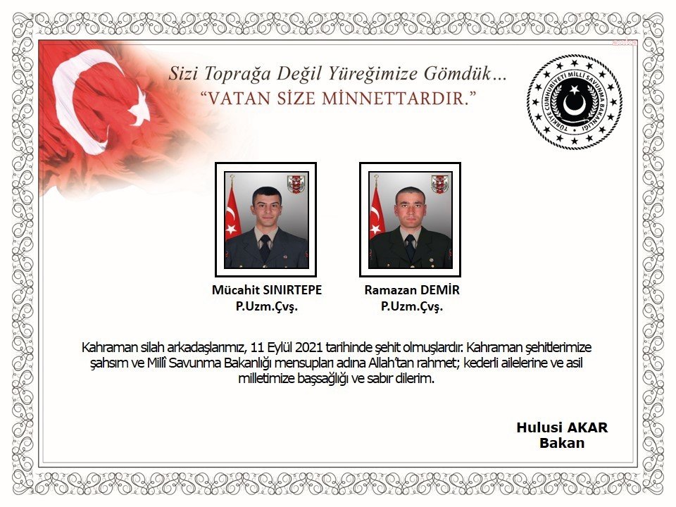 İDLİB'DE Kİ SALDIRIDA 2 ASKERİMİZ ÖLDÜRÜLDÜ ÜÇ ASKERİMİZ YARALI