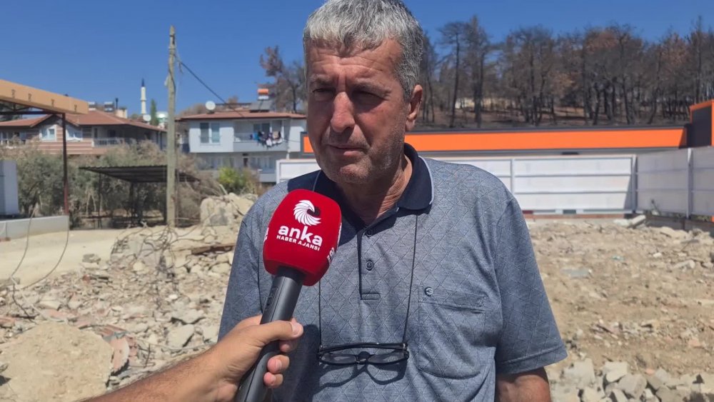 MANAVGAT ORMAN YANGININDA 30 YILLIK EMEĞİ KÜL OLDU