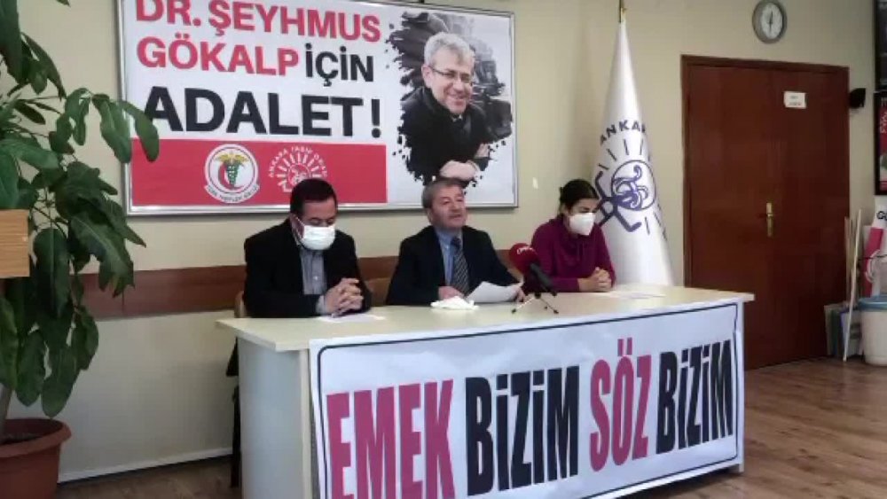 ANKARA TABİP ODASI: TTB YÜKSEK ONUR KURULU ÜYESİ DR. ŞEYHMUS GÖKALP İÇİN ADALET İSTİYORUZ