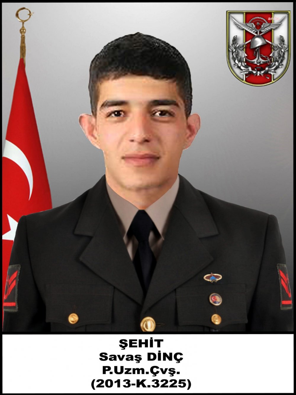 Milli Savunma Bakanlığı: Piyade Uzman Çavuş Savaş Dinç şehit oldu