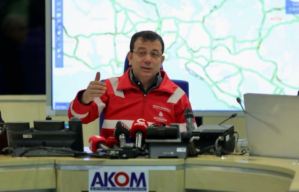 İMAMOĞLU: ZORUNLU OLMADIKÇA TRAFİĞE ÇIKMAYIN