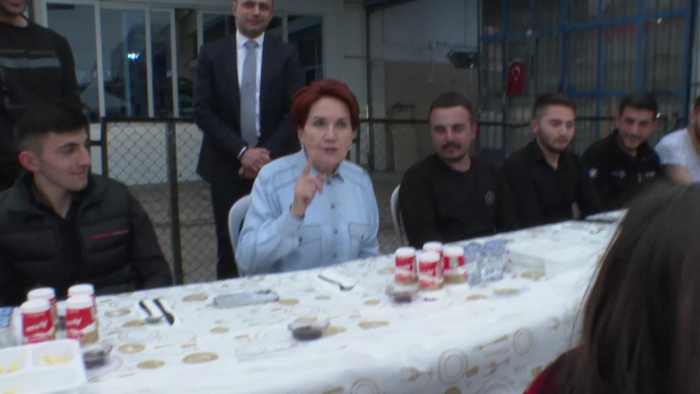 AKŞENER, ANKARA'DA SANAYİ SİTESİİŞÇİLERİİLE İFTARDA BİR ARAYA GELDİ