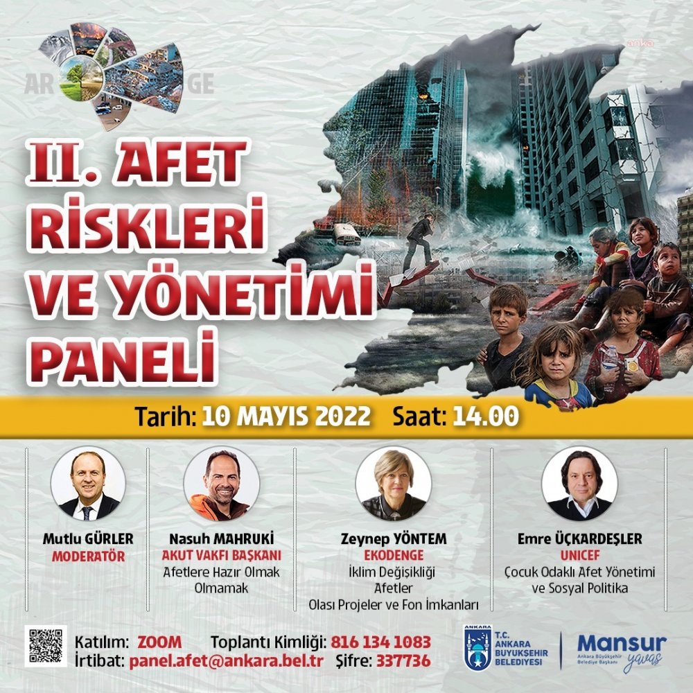 ANKARA BÜYÜKŞEHİR’DEN 2. AFET RİSKLERİ VE YÖNETİMİ PANELİ