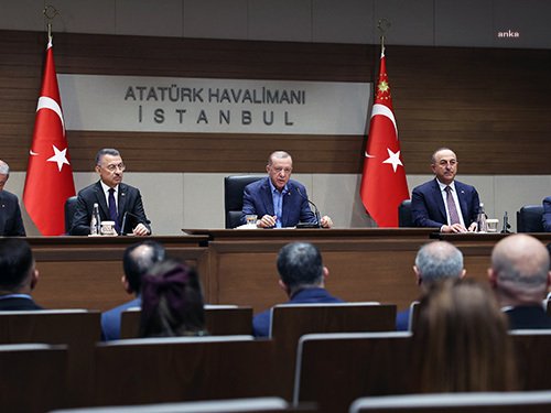 ERDOĞAN: BURADA BİR TERÖR KOKUSU VAR. ŞU AN İTİBARIYLA İLK TESPİTLER, BİR KADININ BU İŞTE ROL OYNADIĞI NOKTASINDA