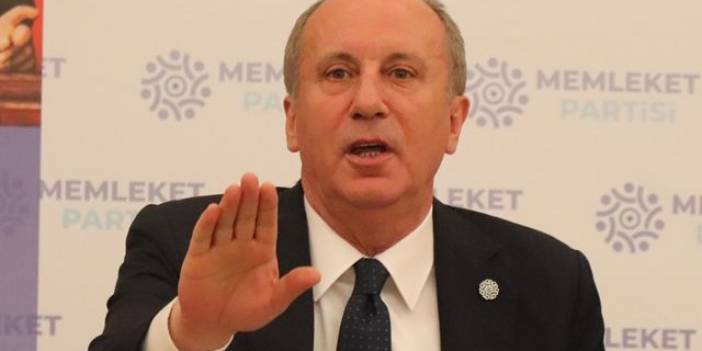 Muharrem İnce'den Bakan Nebati'ye ağır sözler: "Bre cahil"