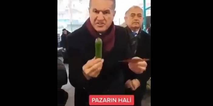 Sarıgül salatalık fiyatlarına isyan etti!